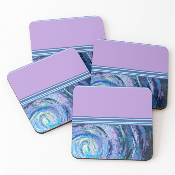 Item preview, Bloques de color abstractos y expresivos en violeta, de Courtney Hatcher designed and sold by cghatcherart.