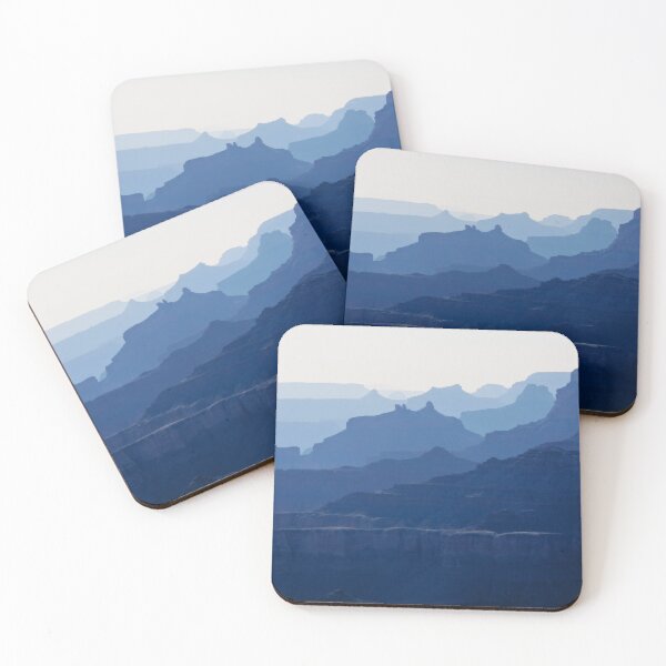 Artikelvorschau, Blaue Silhouetten des Grand Canyon entworfen und verkauft von Travelways.