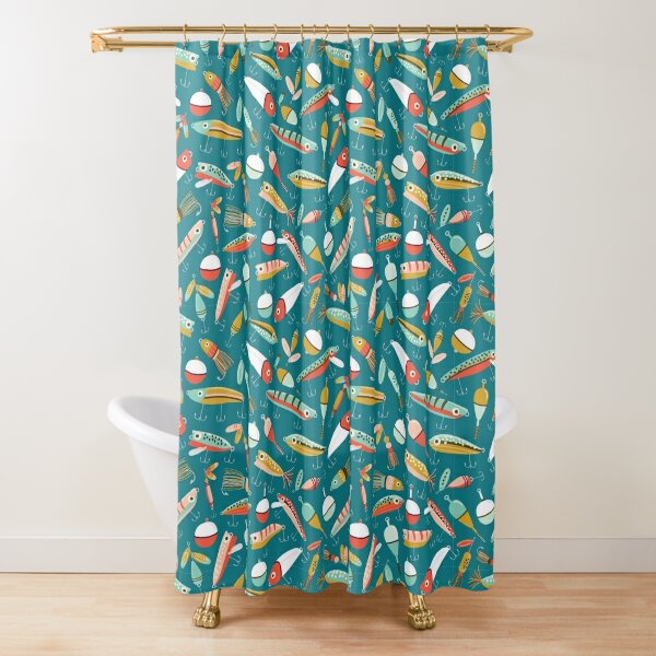 Fishing Lures Shower Curtains for Sale
