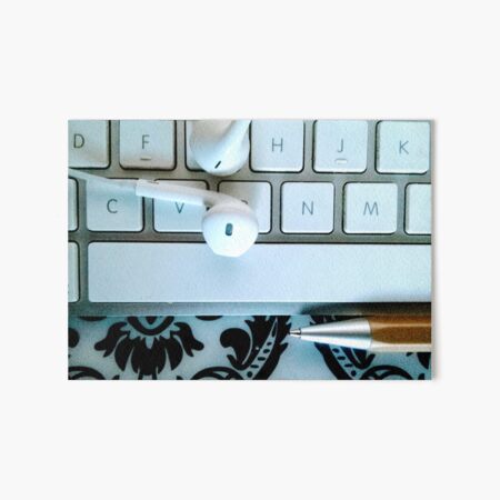 Writers' Keys Art Board Print