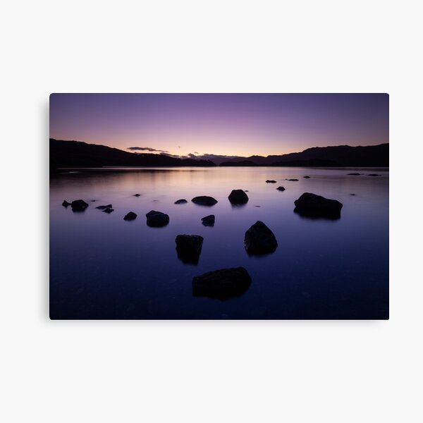 sunrise, loch morar Canvas Print