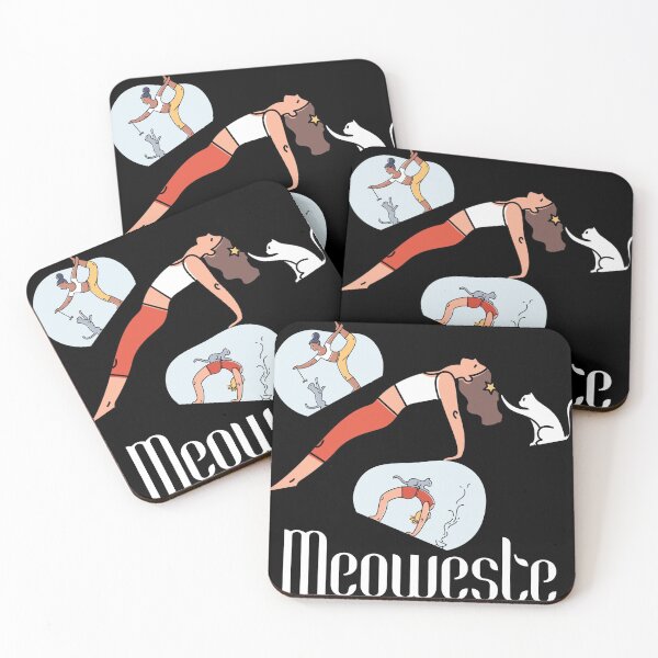 Item preview, Meoweste 3 Yoga Poses Gift designed and sold by PupnkittyMania ⭐⭐⭐⭐⭐.