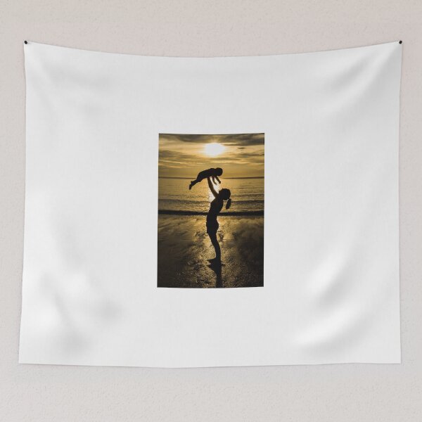 Item preview, Mum and bub at sunset designed and sold by Brent Randall.