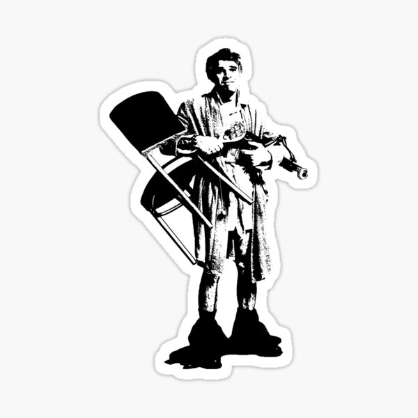 The Jerk Thermos Sticker for Sale by muskitt