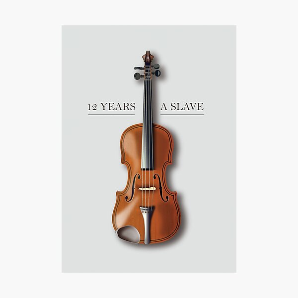 12 Years A Slave - Alternative Movie Poster Photographic Print