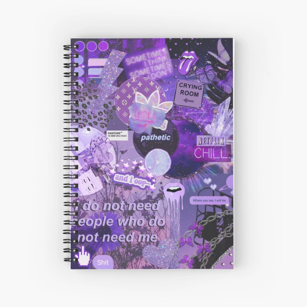 Purple Aesthetic Notebook: Good Vibes by McTerrell, Ryan M