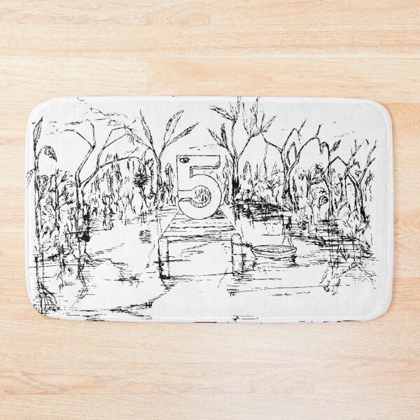 Item preview, Number Five Birthday, TeresaTown at Redbubble 2020 designed and sold by Mark Stansberry.