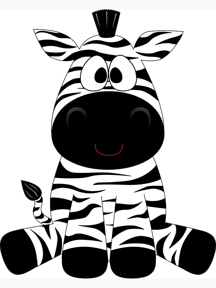 Cute Zebra Printing Zebre Mignon Birthday Anniversaire Gift Dress T Shirt Greeting Card By Fiesta1000 Redbubble