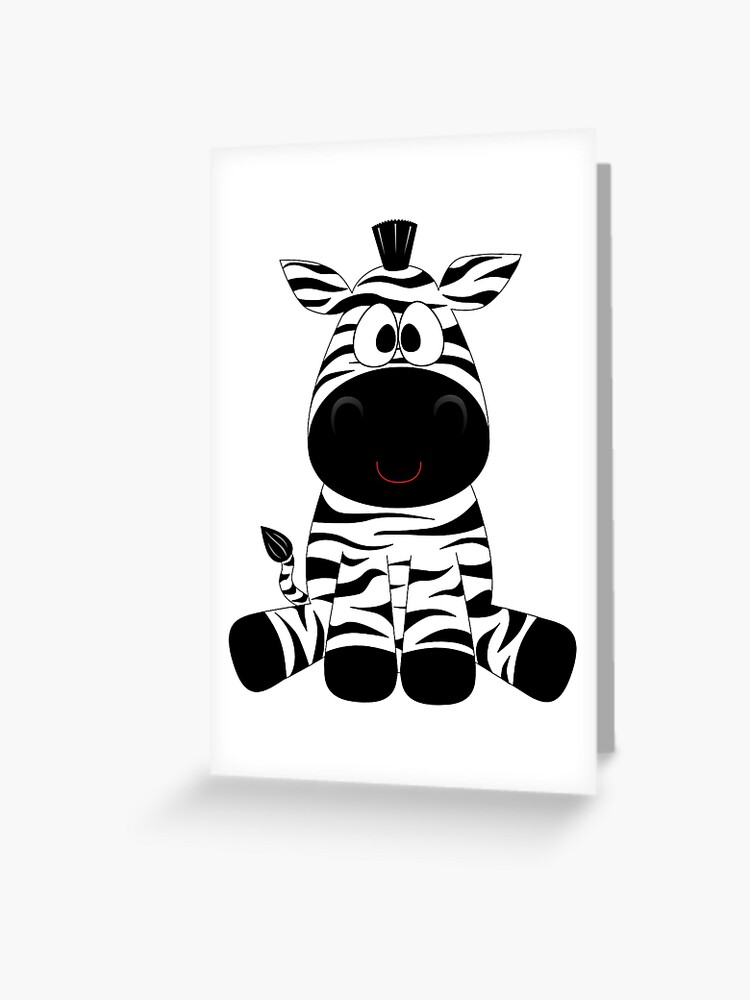 Cute Zebra Printing Zebre Mignon Birthday Anniversaire Gift Dress T Shirt Greeting Card By Fiesta1000 Redbubble