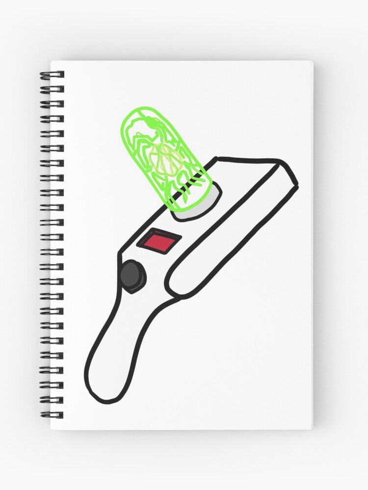 Portal Gun Rick And Morty Gadget Spiral Notebook By Newarts Redbubble