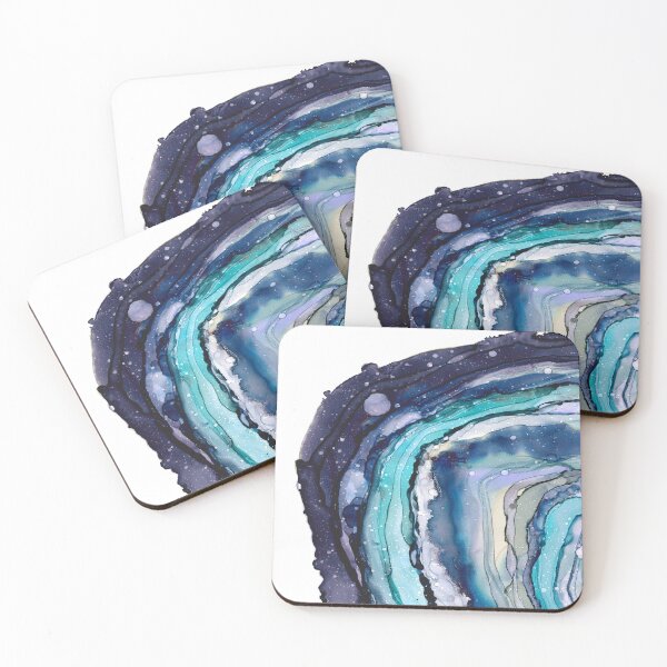 Item preview, Alcohol Ink Geode Art designed and sold by PaintingbyAgnes.