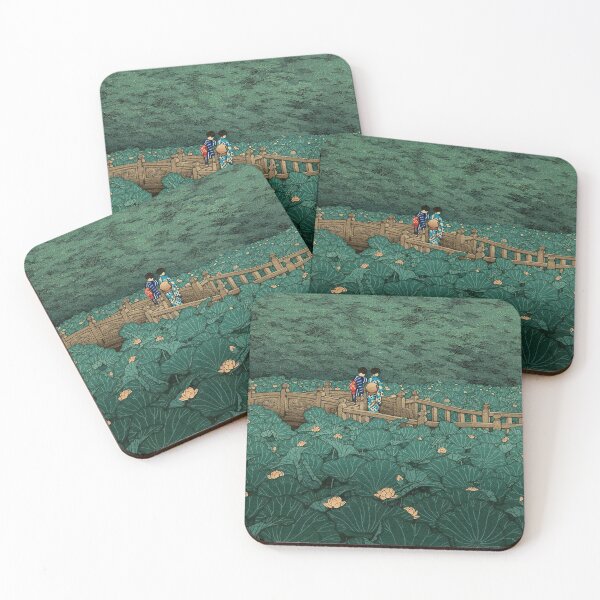 Item preview, Shiba Benten ike - Hasui Kawase designed and sold by Mr-Raindrop.