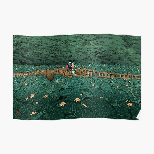 Shiba Benten ike - Hasui Kawase Poster