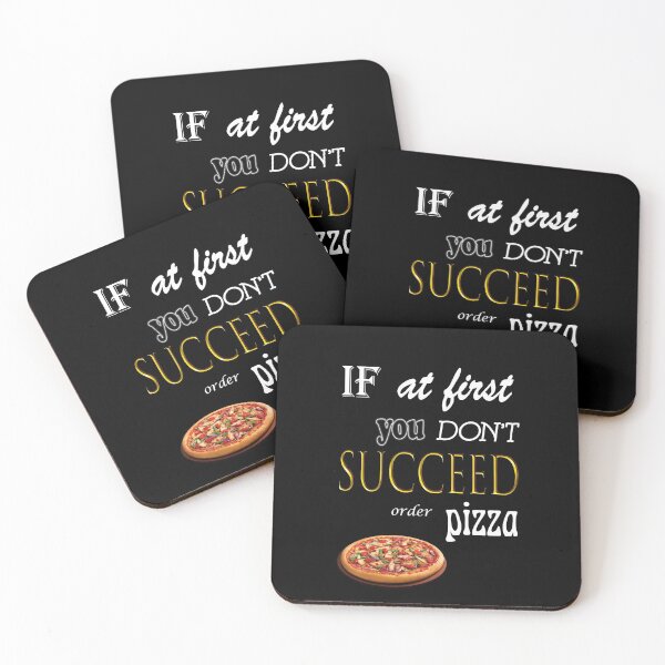 Item preview, If at first you don't succeed - order pizza designed and sold by maofdvora.