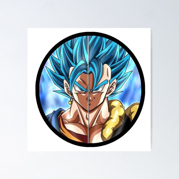 And this is Vegito Blue! - Super Saiyan God SS Vegito Poster by BLZ151101