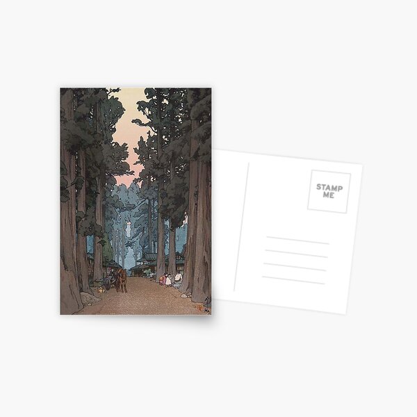 Item preview, Avenue of Sugi trees - Yoshida Hiroshi designed and sold by Mr-Raindrop.