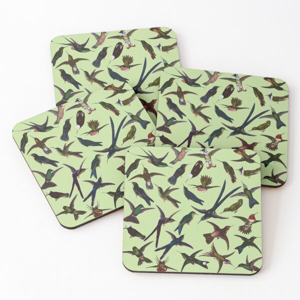 Item preview, Simplified Victorian Hummingbird Silhouettes Pattern designed and sold by ladyepidemic.