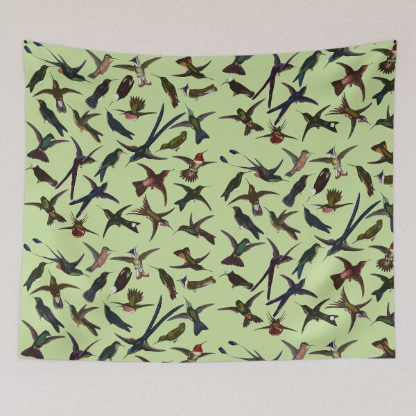 Item preview, Simplified Victorian Hummingbird Silhouettes Pattern designed and sold by ladyepidemic.