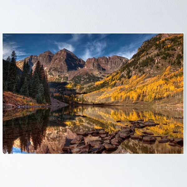 Late Fall at Maroon Bells Poster