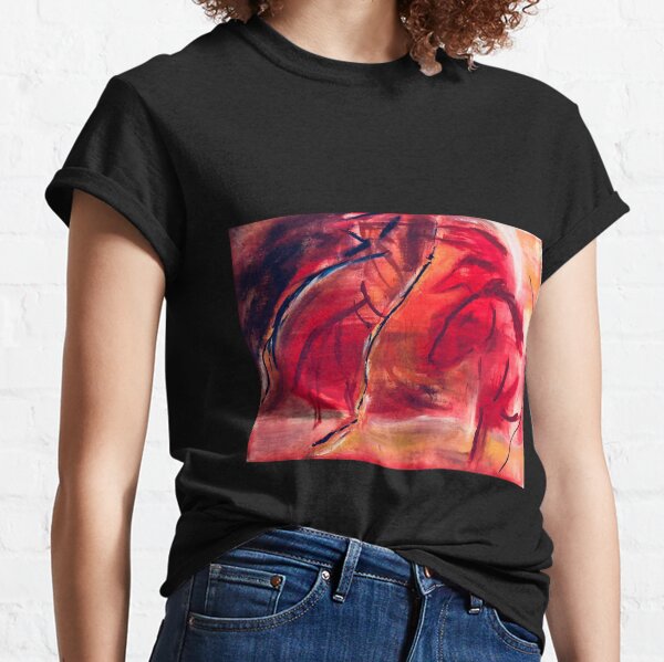Horses in Red Classic T-Shirt