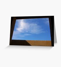 Sky Window at Perth Beach Greeting Card
