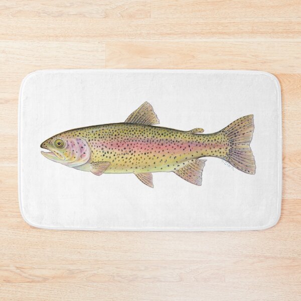 Item preview, Rainbow Trout (Oncorhynchus mykiss) designed and sold by Tamara Clark.