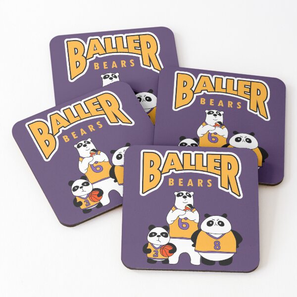 Item preview, Funny Basketball Panda Bears with Undercover Polar Bear designed and sold by mermaids001.