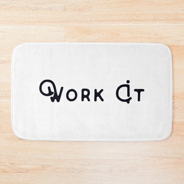 Item preview, Work it - Work out shirt designed and sold by wellnessrushop.