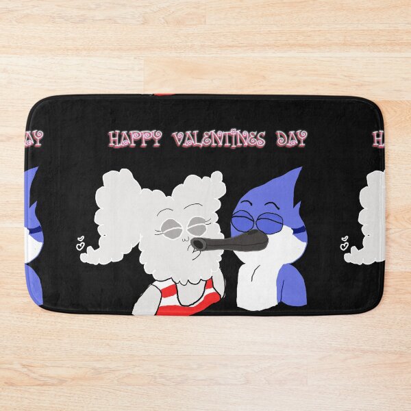 Item preview, Mordecai and  CJ Regular Show/Valentines Day designed and sold by kestrada2906.