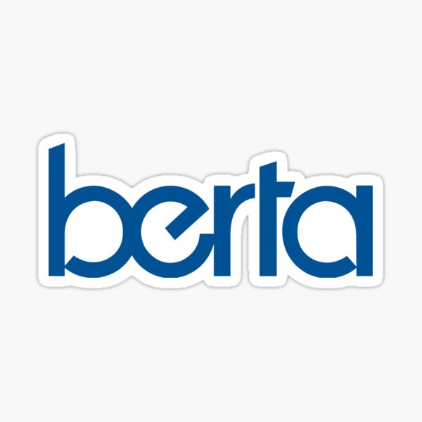 Berta blue Sticker