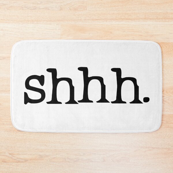 Item preview, shhh. designed and sold by monkeysoup.
