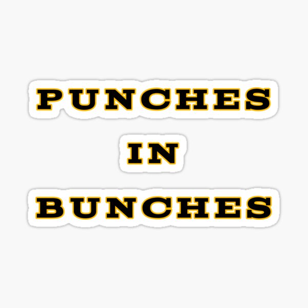 "Boxing Punches in Bunches" Sticker by LuckyDevil Redbubble