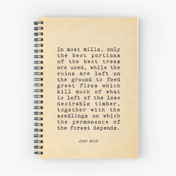 Item preview, In most mills, only the best portions of the best trees are used - John Muir designed and sold by vintagepaper.