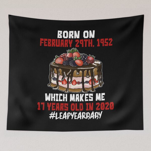 Item preview, 1952 - 52 - 17 Years Old BERRY CAKE #leapyearbaby Funny Leaper Leapling Leap Year Birthday Gifts, Shirts, Tshirts designed and sold by GabiBlaze.
