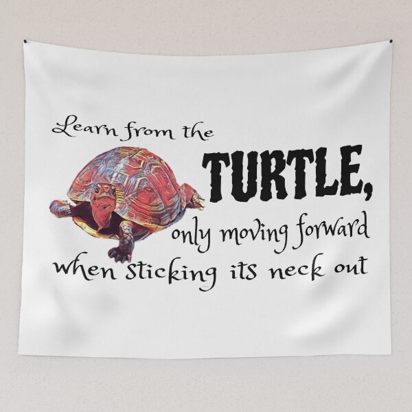 Item preview, Learn From The Turtle- image of turtle and inspirational text designed and sold by KaloraDesigns.