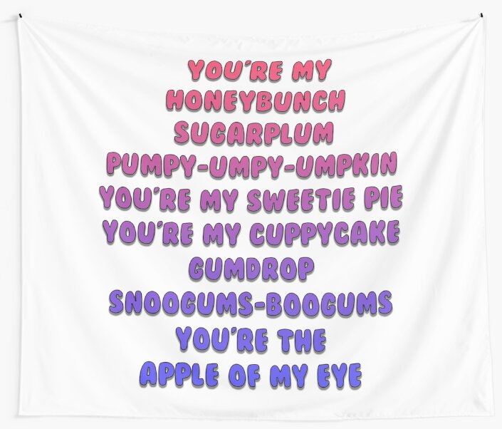 You Are My Honey Bunch Sugar Plum Lyrics