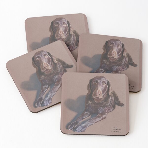 Item preview, Fraggle the Chocolate Labradoodle designed and sold by cathyscreations.