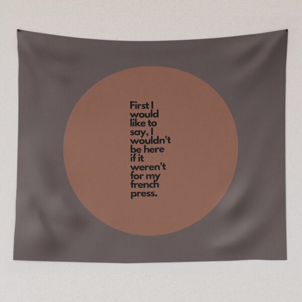 Item preview, French Press Enthusiasm designed and sold by willbiscool.