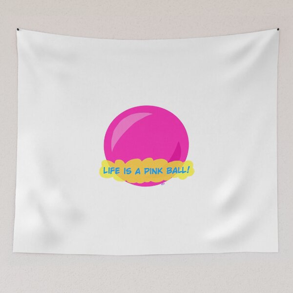 Item preview, Pink ball (Life is a pink ball) designed and sold by Wolfponybot.
