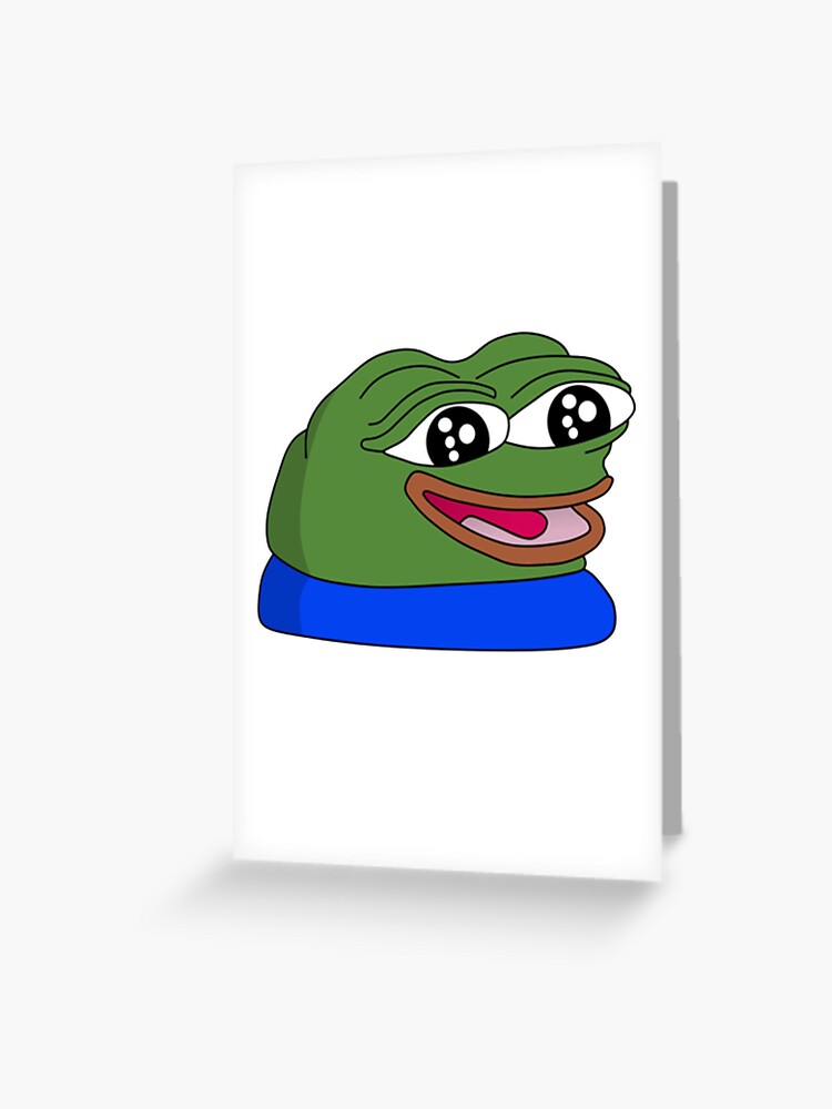 Pepega -Funny Emoji | Greeting Card