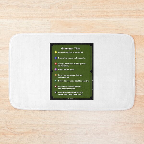 Item preview, Humorous Grammar Tips designed and sold by SumoShark.