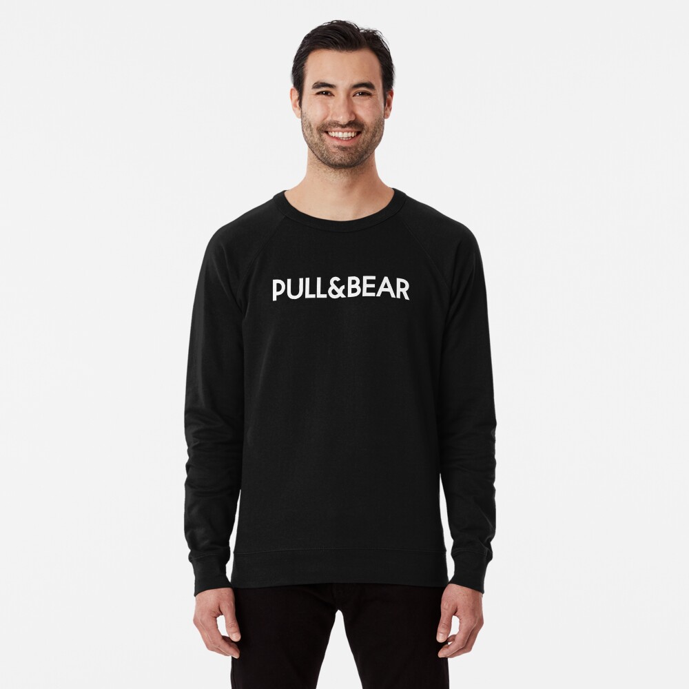 Pull&Bear Men's' Black Long Sleeve T-Shirt