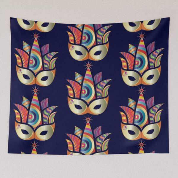 Item preview, Colorful Clown Theatre Mask Design designed and sold by Nobiya.