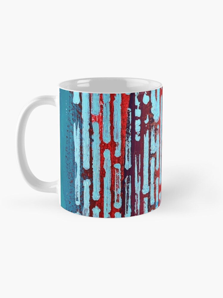 Alternate view of Yellow Flowers on a Blue Sky Mug