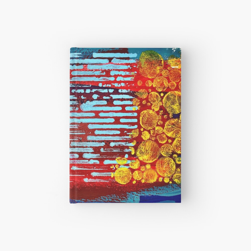 Yellow Flowers on a Blue Sky Hardcover Journal