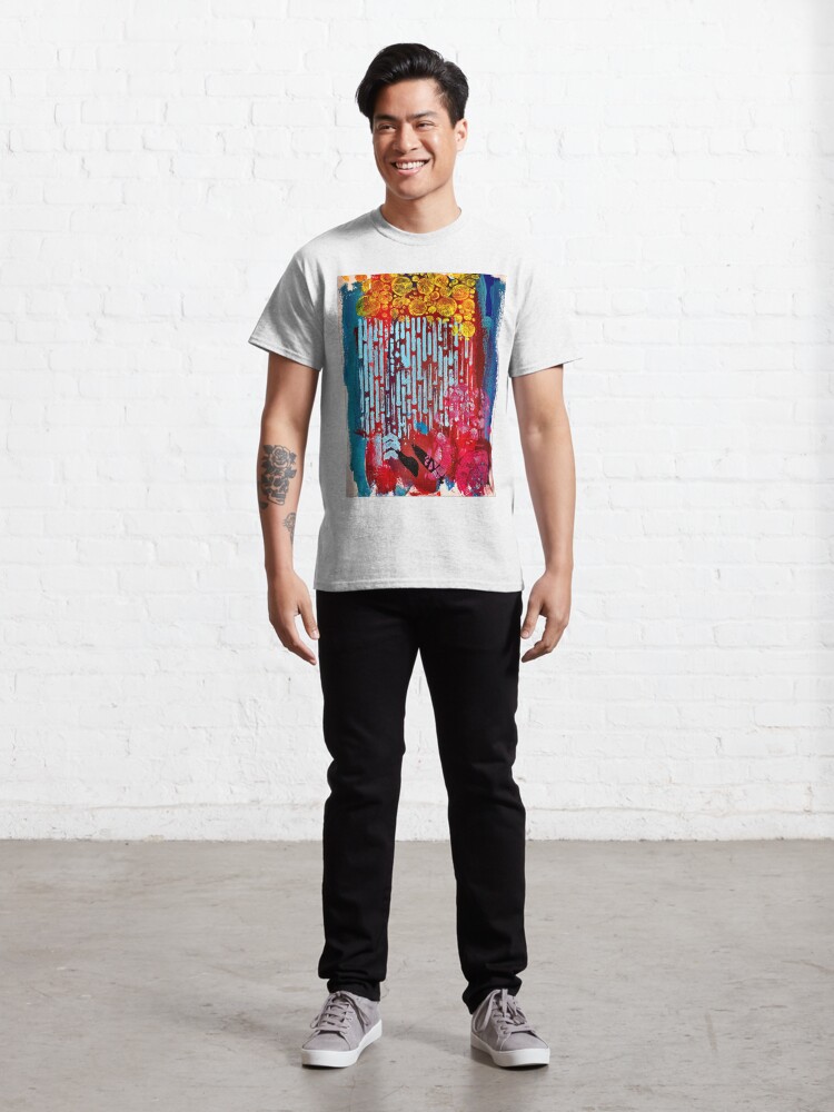 Alternate view of Yellow Flowers on a Blue Sky Classic T-Shirt