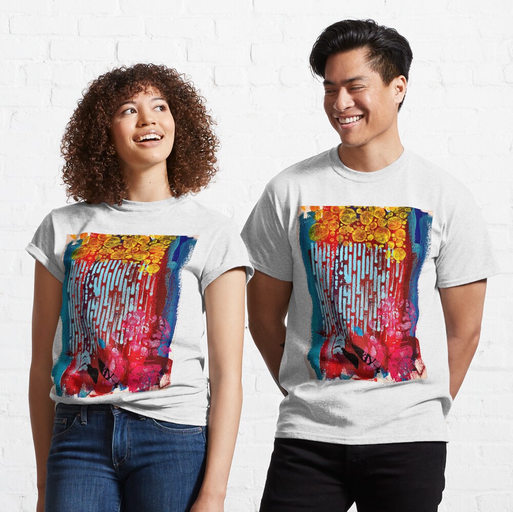 Yellow Flowers on a Blue Sky Classic T-Shirt
