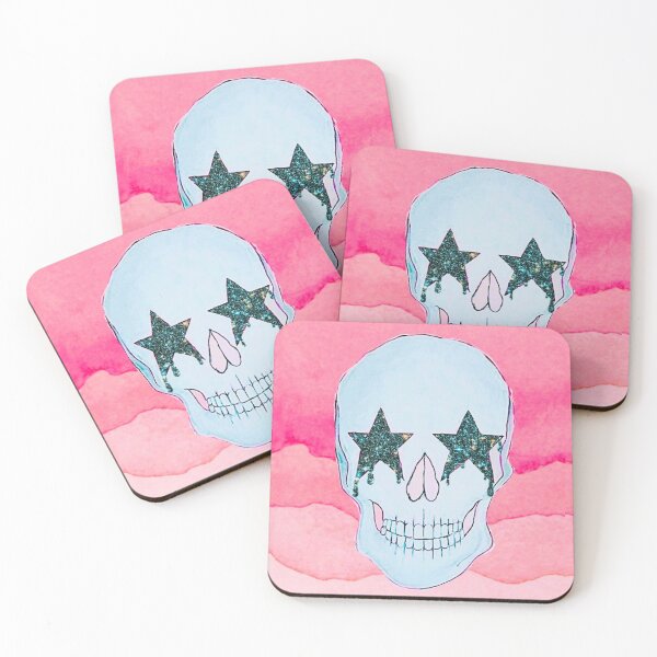Star Skull Coasters (Set of 4)