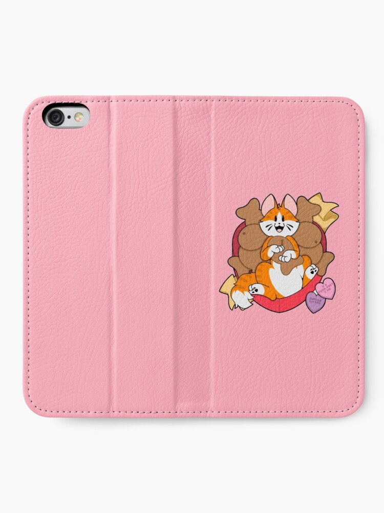 Alternate view of Valentines Box of Chocolates — Orange Striped Cat (Longhair) iPhone Wallet