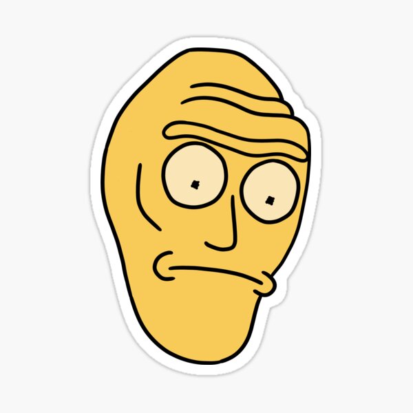 Cromulon Giant Head | Rick and Morty character Sticker